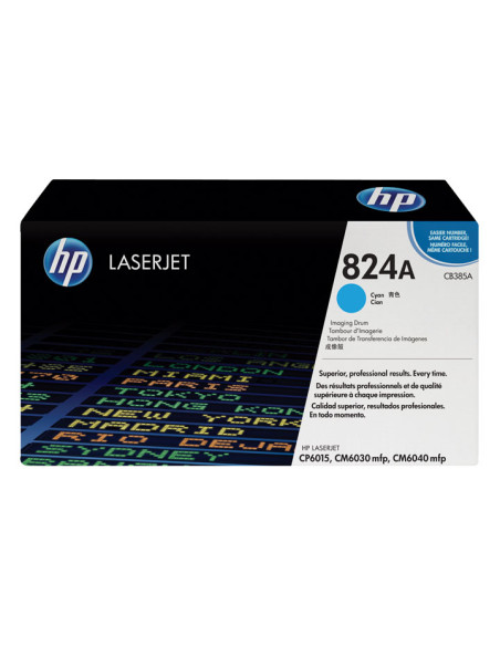 TAMBOR HP CB385A N824A LASERJET COLOR CP6015CM6030MFPCM6040MFP CIAN 23000 PÁG